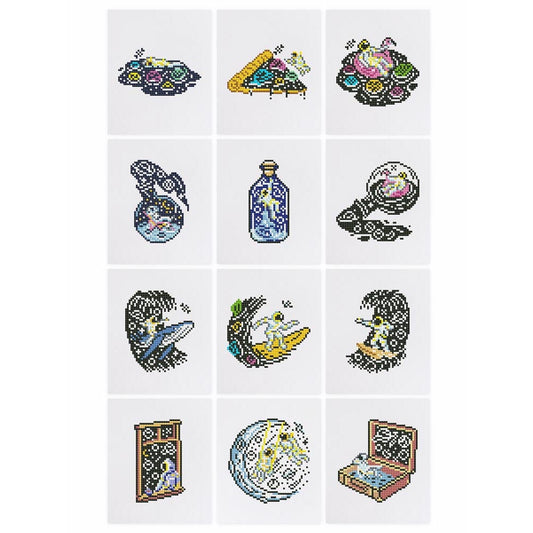 Diamond Painting - 12 Mini-Paintings | Moonbeam Memories