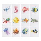 Diamond Painting - 12 Mini-Paintings | Sea Life
