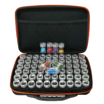 Diamond Painting - Luxury Storage Case with 60 Jars