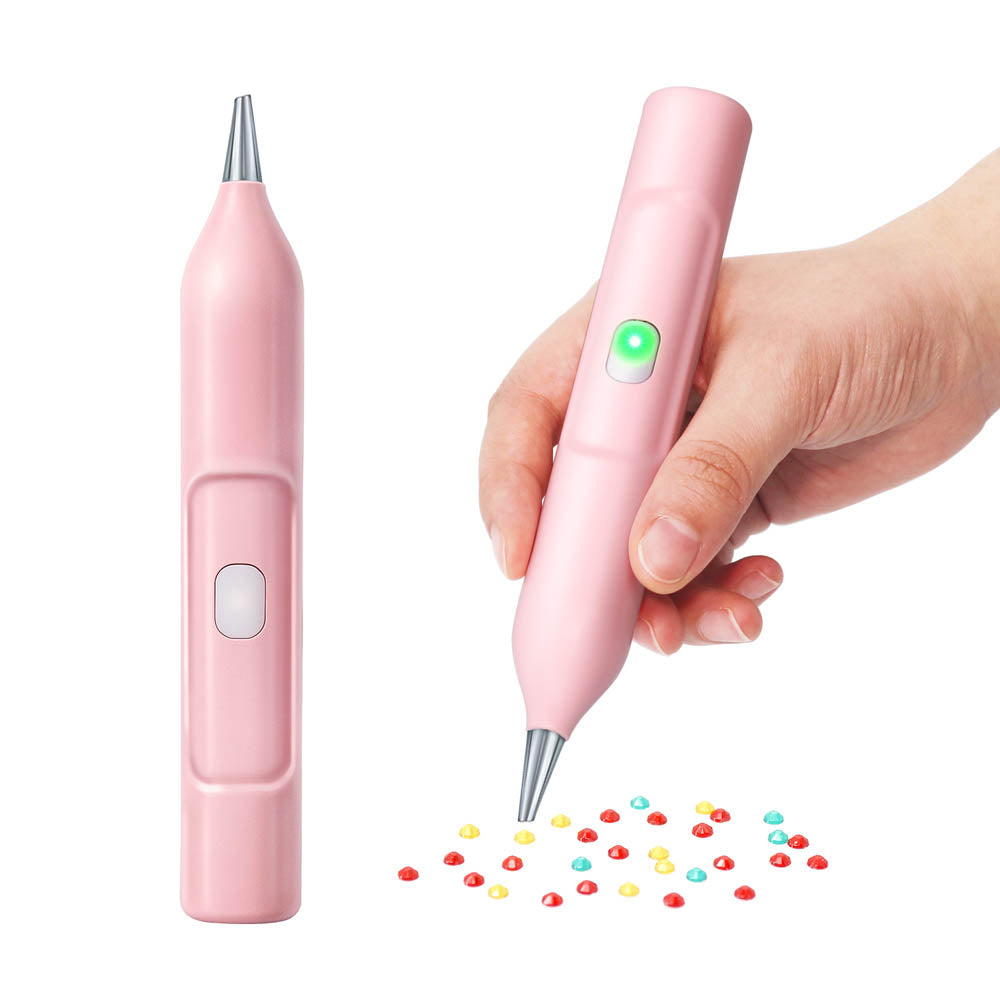 Electric Diamond Painting Pen – Vacuum Suction, Dual Tips, Rechargeable