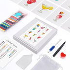 12 Mini-Paintings – Colorful Cocktail Set diamond painting kit – image 2