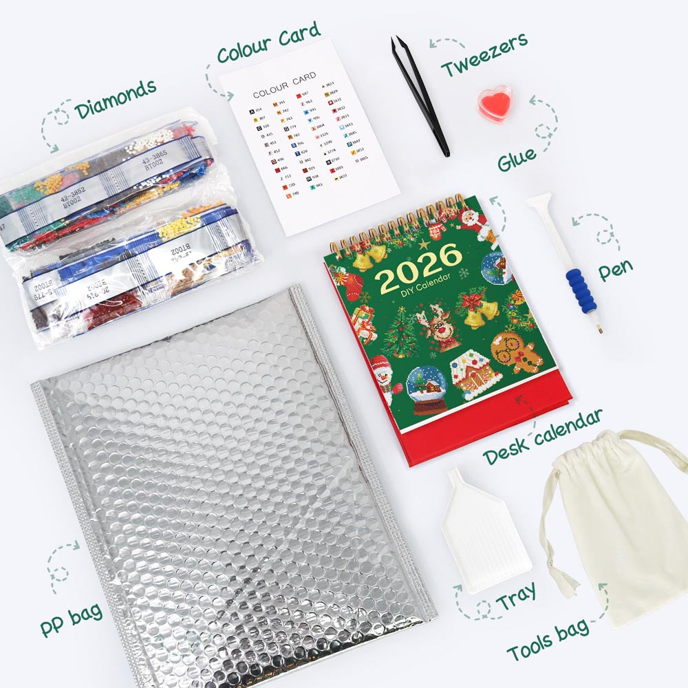 Diamond Painting – Festive Christmas Calendar 2026