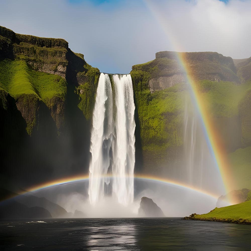 
Diamond Painting - Rainbow Falls – Nature’s Magic
