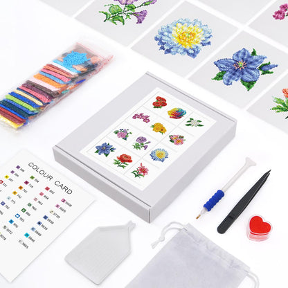 Diamond Painting - 12 Mini-Paintings | Flowergram Bundle