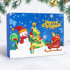 Advent Calendar – Merry Christmas Snowman Edition (12 Doors) diamond painting kit – image 2