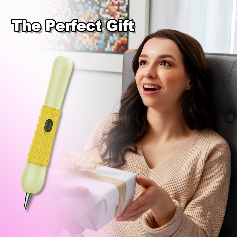Electric Diamond Painting Pen – SilentPro™ – Ultra-Quiet, Rechargeable, and Adhesive-Free