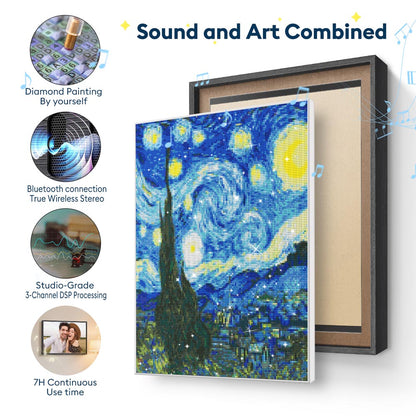 Diamond Painting Bluetooth Speaker – Create Sparkling Art That Plays Music