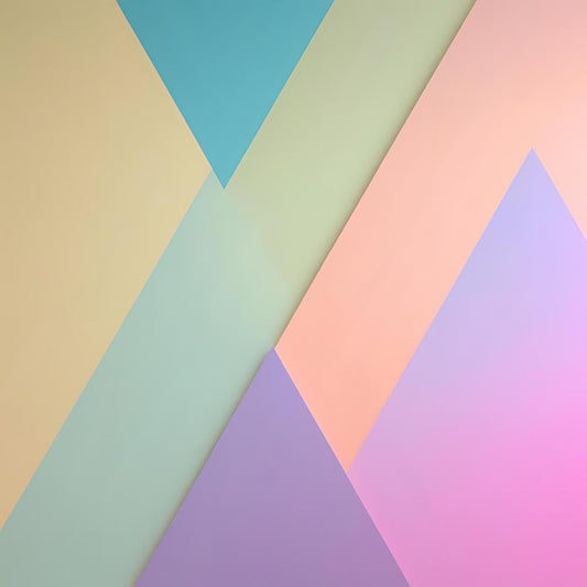 Diamond Painting - Pastel Geometry – Soft Harmony