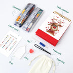 Festive Christmas Calendar 2026 diamond painting kit – image 4