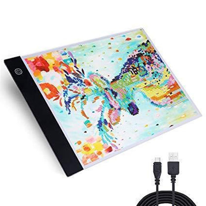 A4 LED Light Pad for Diamond Painting – USB Powered (235×335 mm)