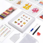 12 Mini-Paintings – 18. Birthday Set diamond painting kit – image 3