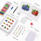 12 Mini-Paintings – Fruit Bundle diamond painting kit – image 3