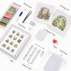 12 Mini-Paintings – Where Flowers Meet the Light diamond painting kit – image 3