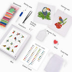 12 Mini-Paintings – Wings Of Color diamond painting kit – image 3
