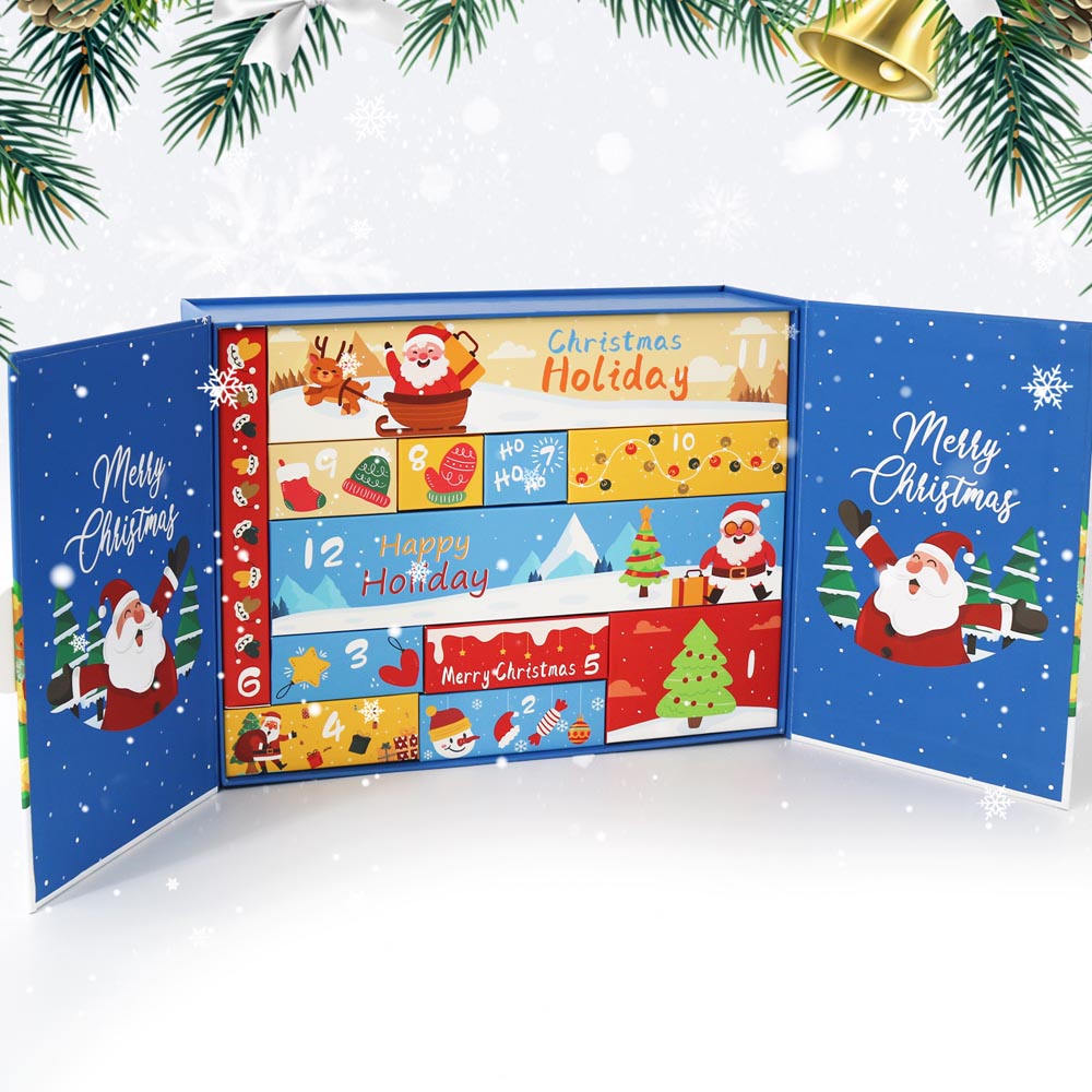 Diamond Painting – Advent Calendar – Merry Christmas Snowman Edition (12 Doors)