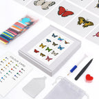 12 Mini-Paintings – Butterfly Bundle 2 diamond painting kit – image 3