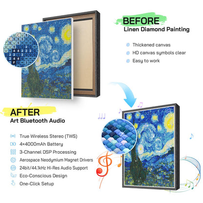 Diamond Painting Bluetooth Speaker – Create Sparkling Art That Plays Music