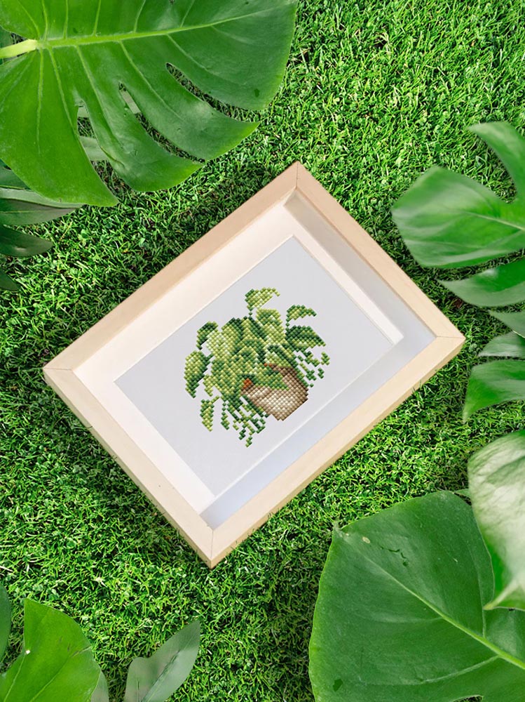Diamond Painting - 12 Mini-Paintings | Green Oasis In Miniature