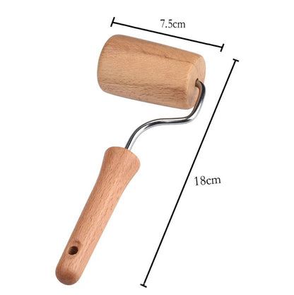 Diamond Painting - Wooden Brayer Roller for Firm Adhesion