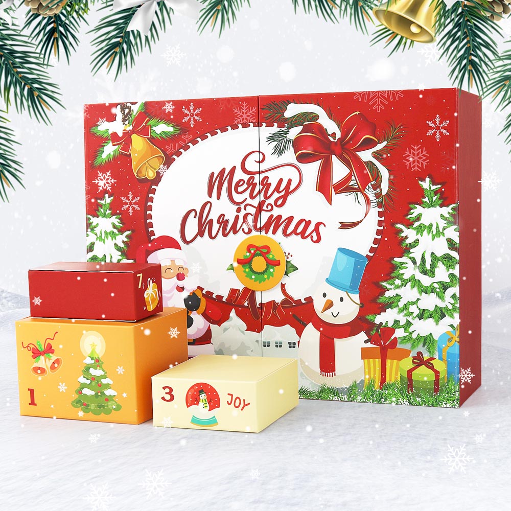 Advent Calendar – Classic Merry Christmas Edition (12 Doors) diamond painting kit – image 4