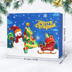 Advent Calendar – Merry Christmas Snowman Edition (12 Doors) diamond painting kit – image 4