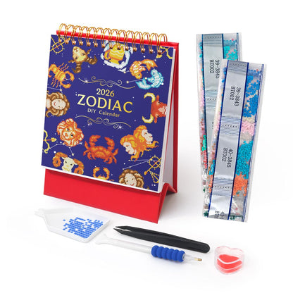 Diamond Painting – Zodiac Calendar 2026