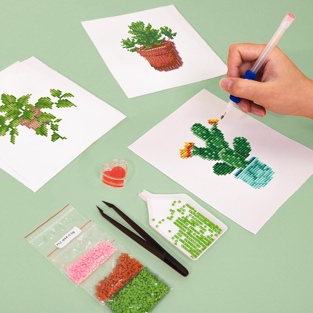 Diamond Painting - 4 Mini-Paintings | Plant Gang