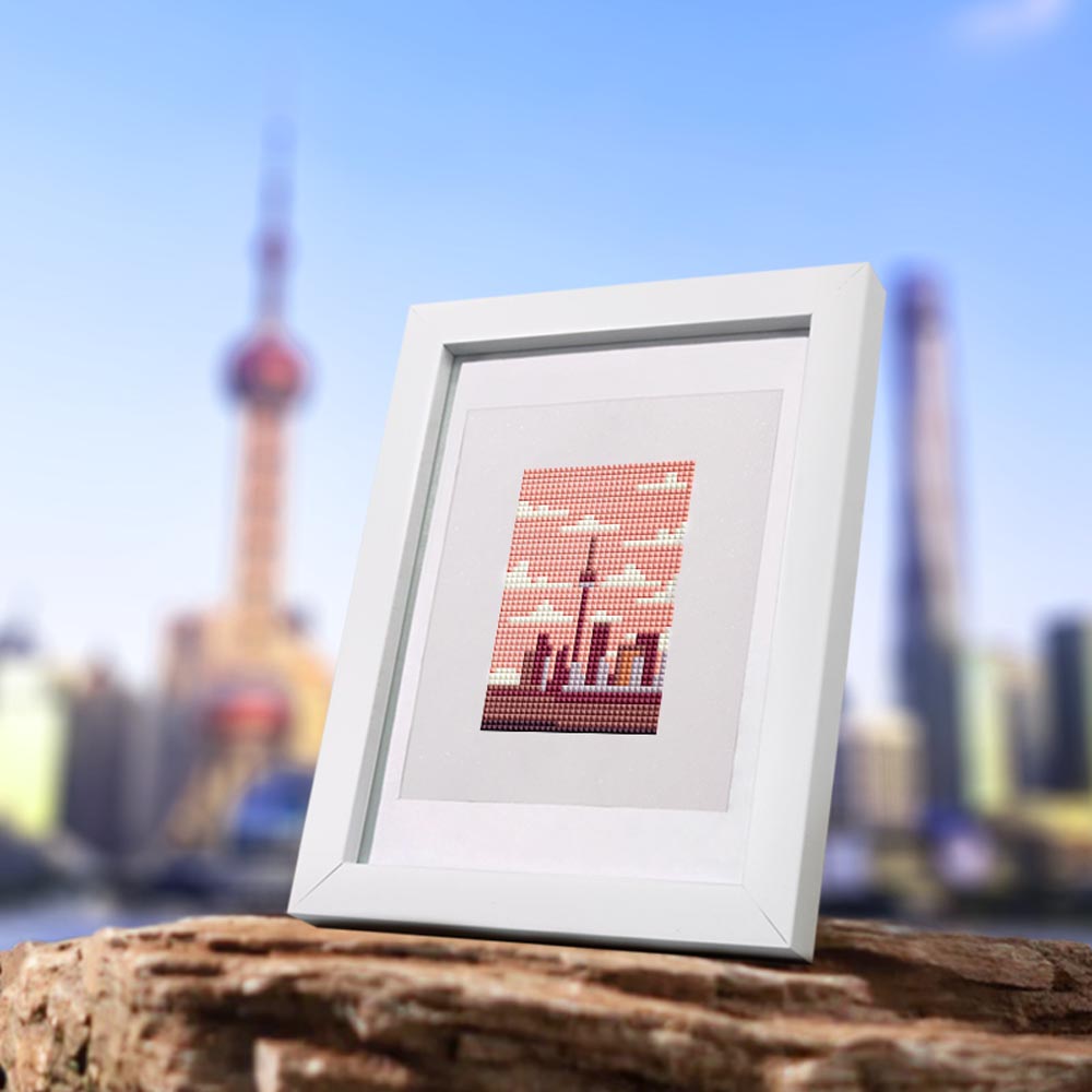 Diamond Painting - 12 Mini-Paintings | Famous Sights