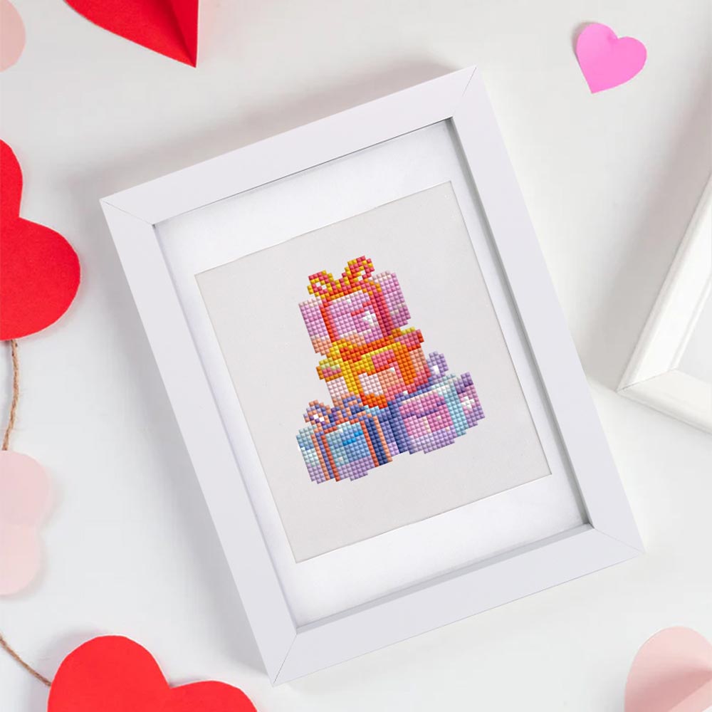 
12 Mini-Paintings – 18. Birthday Set diamond painting kit – image 5
