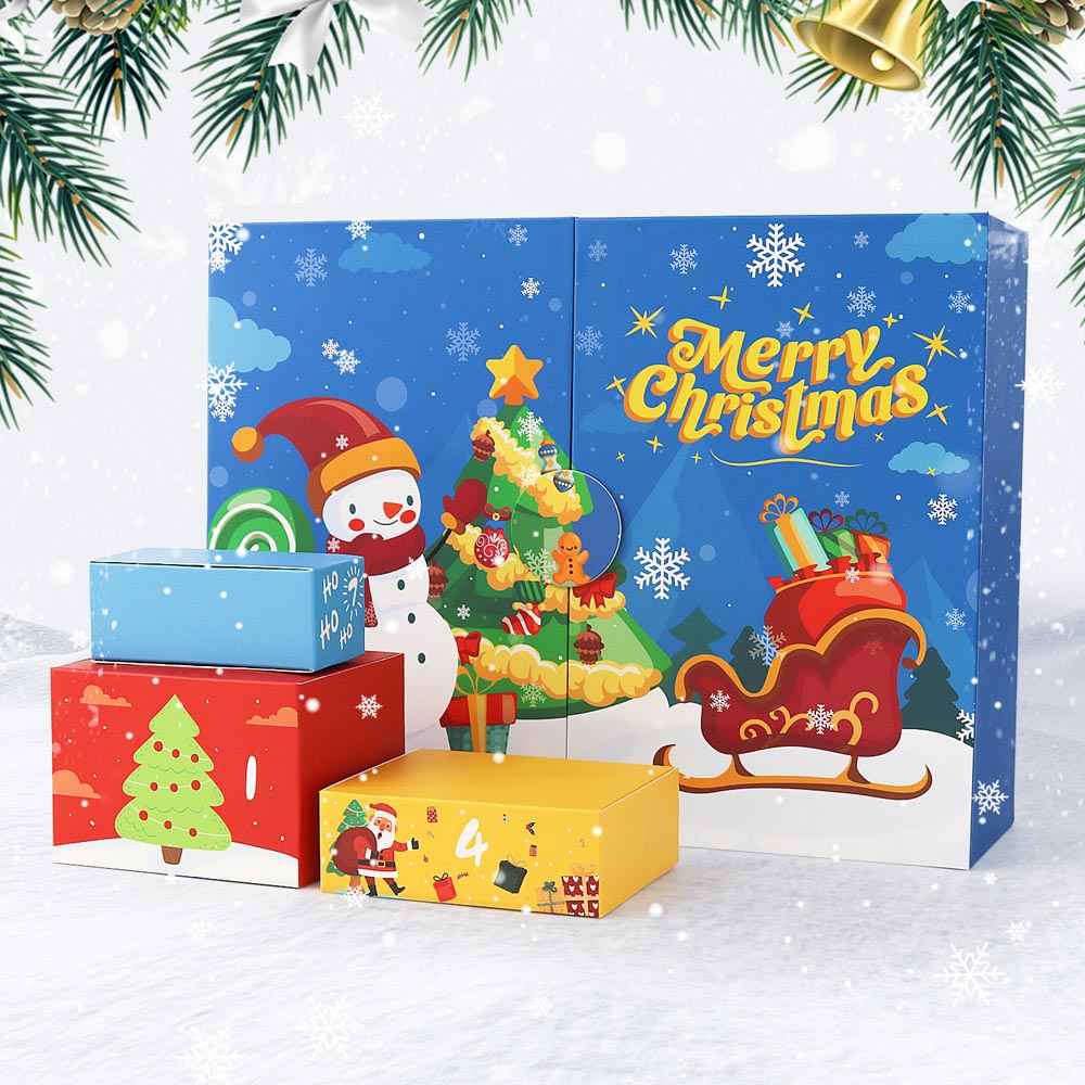 Diamond Painting – Advent Calendar – Merry Christmas Snowman Edition (12 Doors)