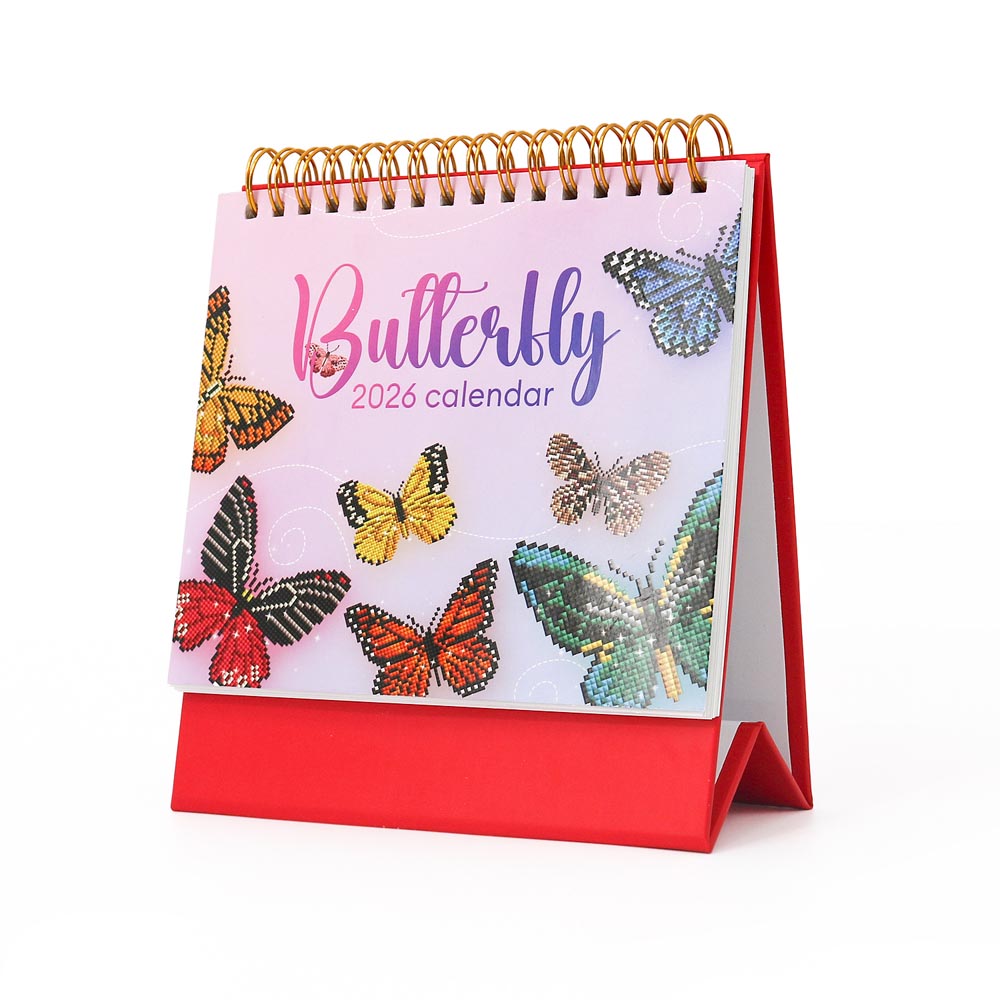 Diamond Painting – Butterfly Calendar 2026