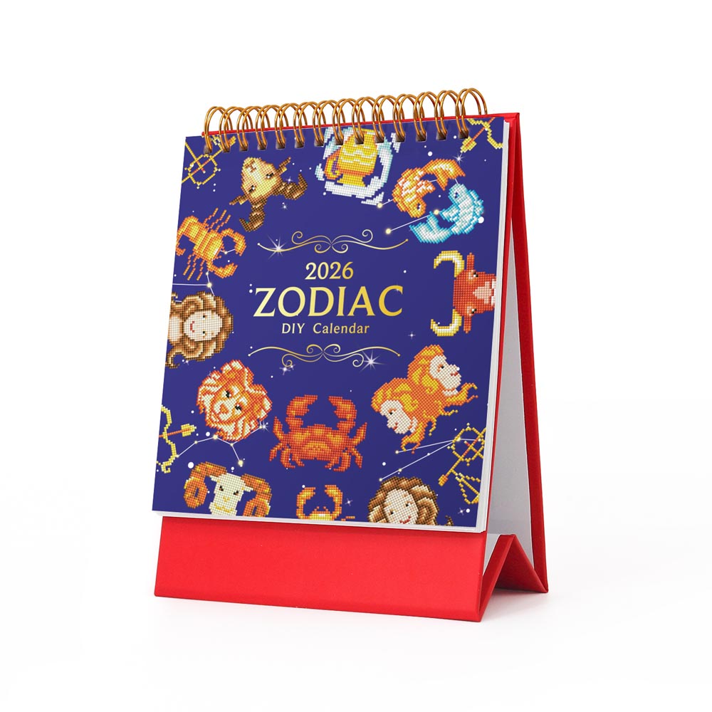 Diamond Painting – Zodiac Calendar 2026