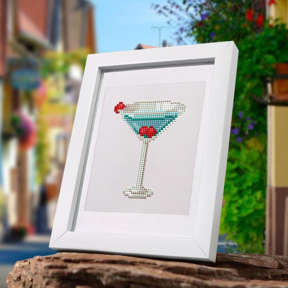 
12 Mini-Paintings – Colorful Cocktail Set diamond painting kit – image 5