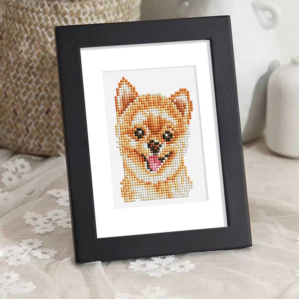Diamond Painting - 12 Mini-Paintings | Dog Set