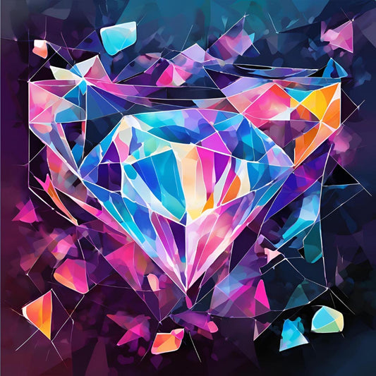 Diamond Painting - Shattered Sparkle – Crystal in Motion