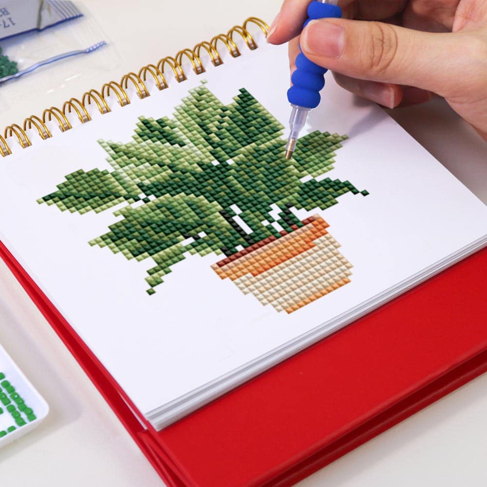 Plant Lover's Calendar 2026 diamond painting kit – image 6