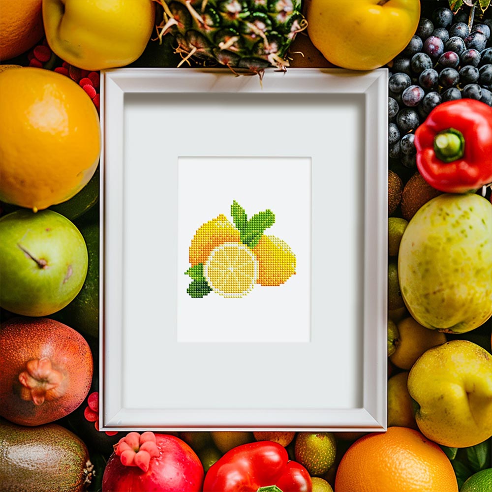 12 Mini-Paintings – Fruit Bundle diamond painting kit – image 6