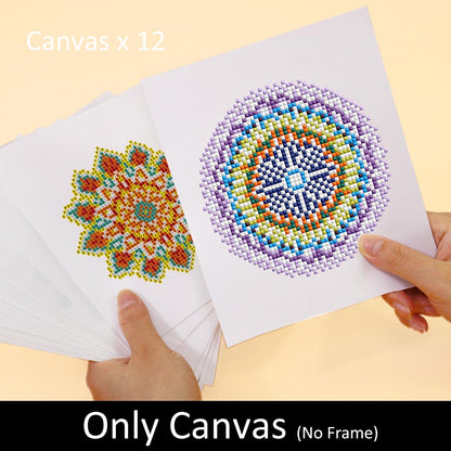 Diamond Painting - 12 Mini-Paintings | Mandala Paradise