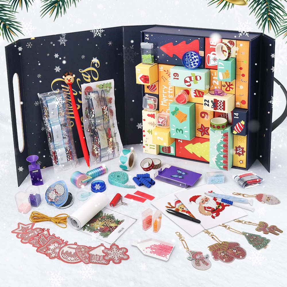 Diamond Painting - Advent Calendar - Winter Wonderland (24 Doors)