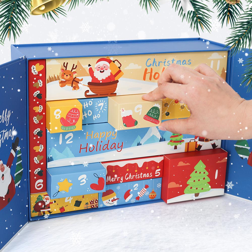 Diamond Painting – Advent Calendar – Merry Christmas Snowman Edition (12 Doors)