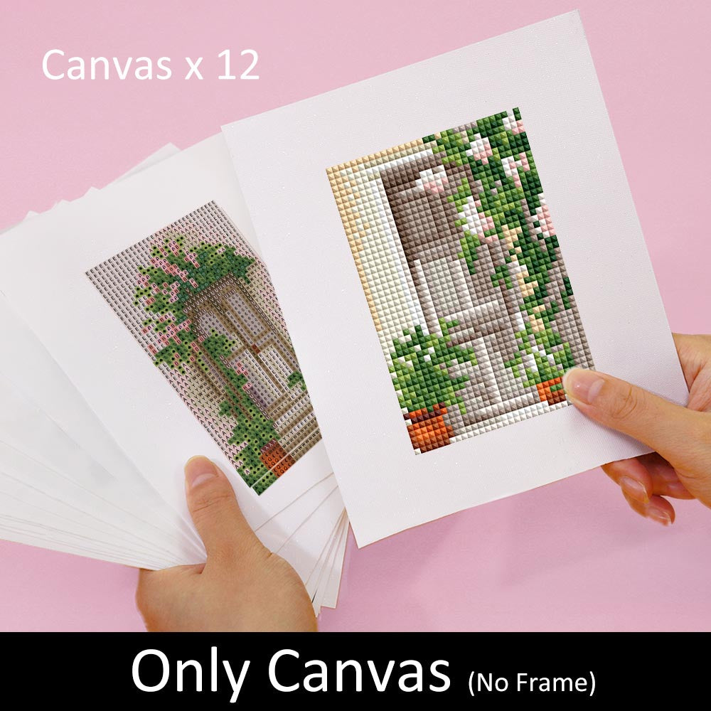 Diamond Painting - 12 Mini-Paintings | Beautiful Doors