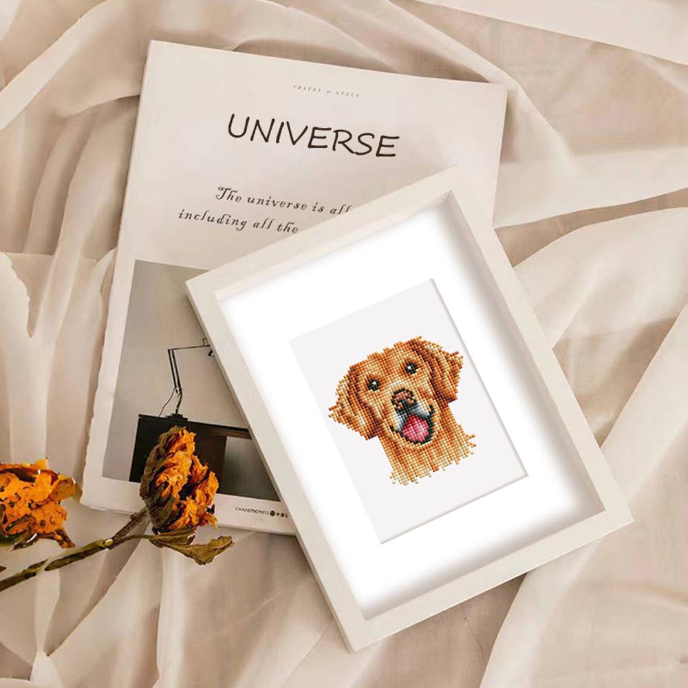Diamond Painting - 12 Mini-Paintings | Dog Set