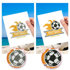 12 Mini-Paintings – Soccer Set diamond painting kit – image 6