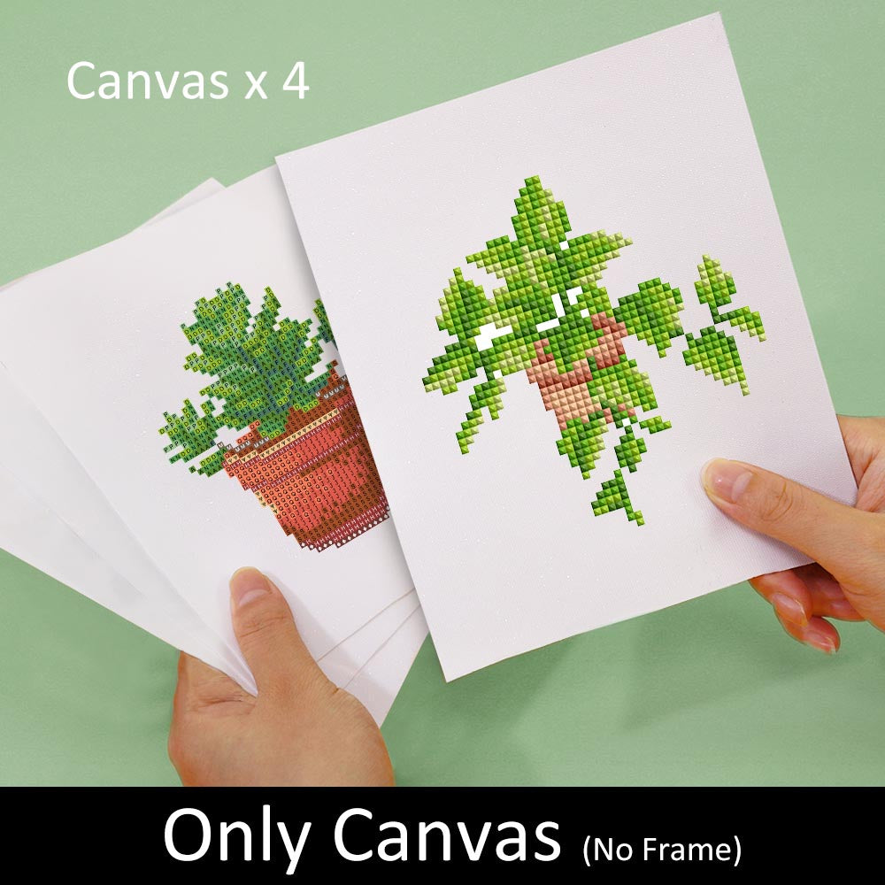 Diamond Painting - 4 Mini-Paintings | Plant Gang