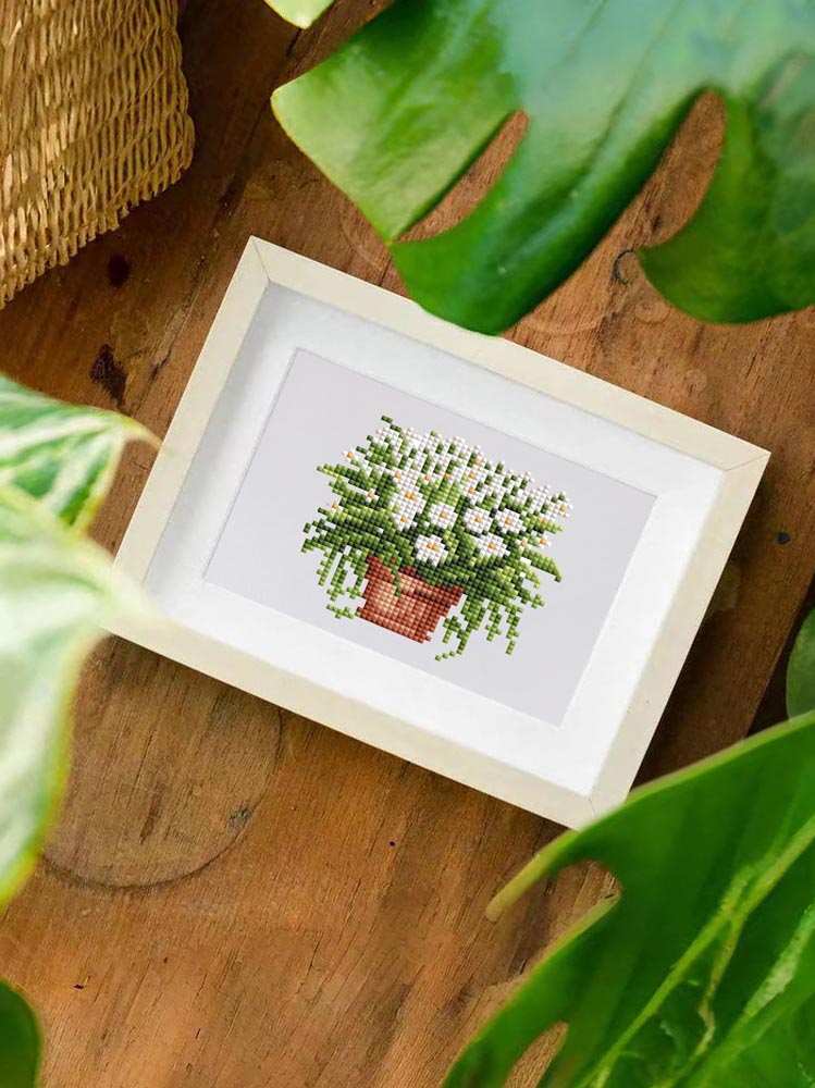 Diamond Painting - 12 Mini-Paintings | Green Oasis In Miniature