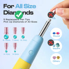 Diamond Painting Hotfix Rhinestone Applicator Kit – Cordless Tool with 3024 Rhinestones (Pink & Blue) – image 7