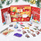 Advent Calendar – Classic Merry Christmas Edition (12 Doors) diamond painting kit – image 7