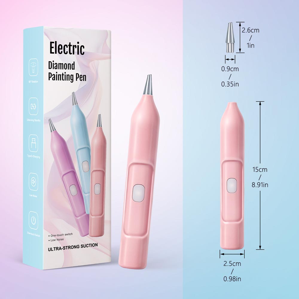 Electric Diamond Painting Pen, Vacuum Diamond Art Pens No Wax