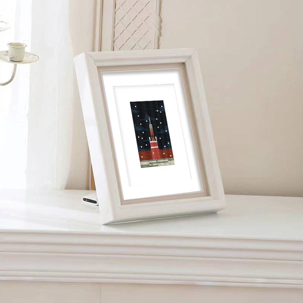 Diamond Painting - 12 Mini-Paintings | Famous Sights