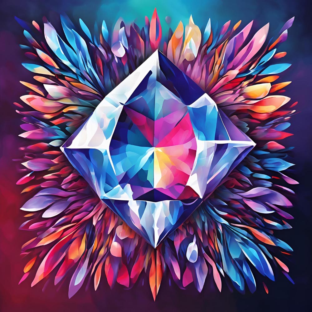 
Diamond Painting - Crystal Bloom – Essence of Light
